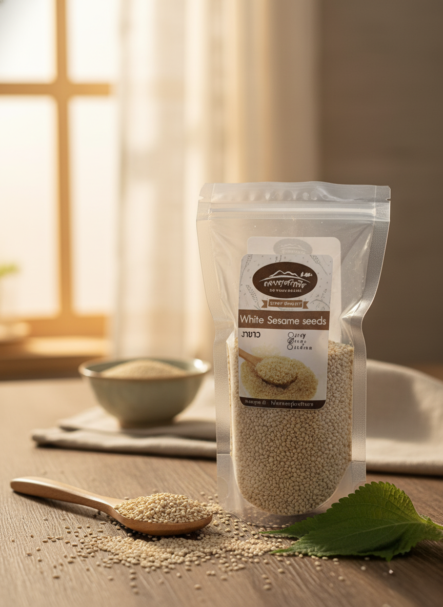 Doi Tung Thanyaphueat - White Sesame Seeds