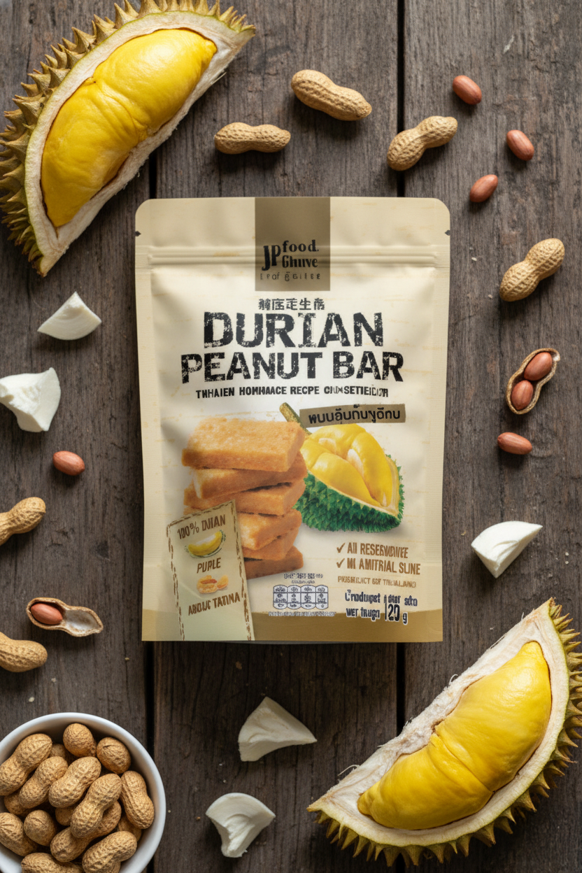 JP Foodhouse - Durian peanut bar (Durian Toobtub)