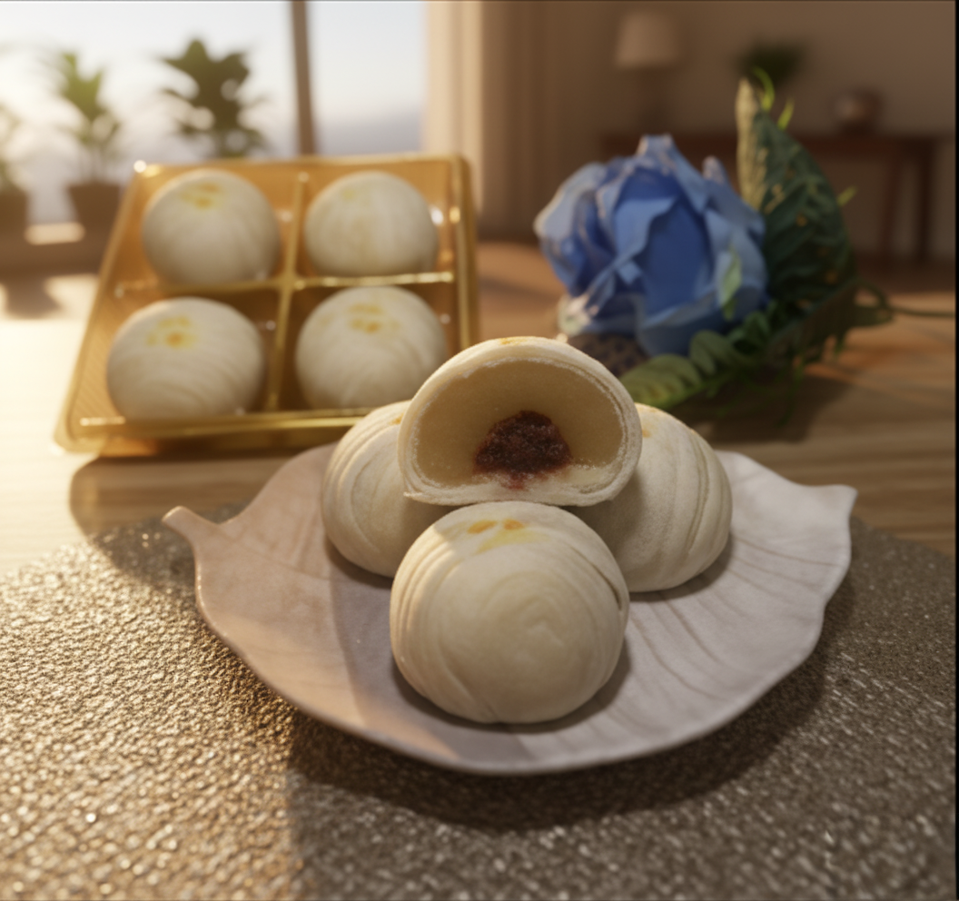 AYO - Mung Bean and Pineapple Filling Chinese Pastry.