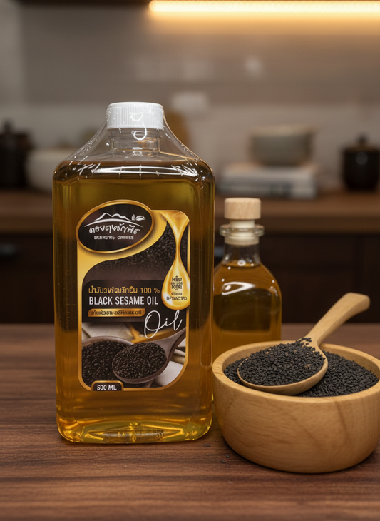Doi Tung Thanyaphueat - Black Sesame Oil cold Extract