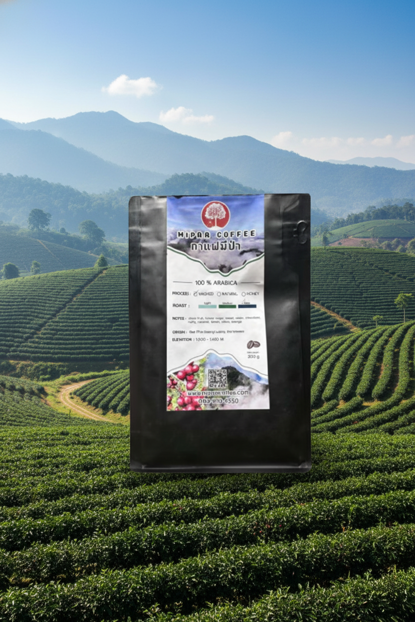 Mipaa Coffee	"100% Arabica  (คั่วเข้ม) "