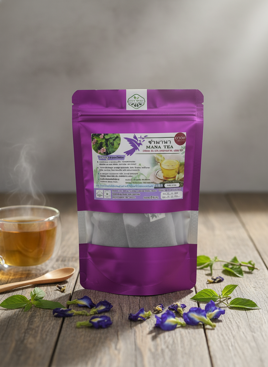 Chamana "Organic Decaffeinated Herb Tea (SPEARMINT)"