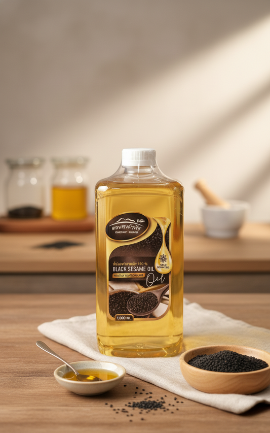 Doi Tung Thanyaphueat - Black Sesame Oil cold Extract