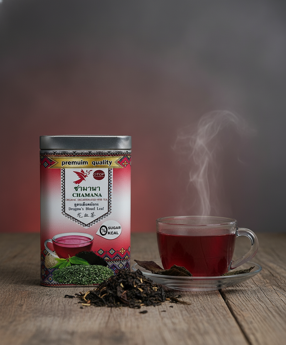 Chamana "Organic Decaffeinated Herb Tea (Dragon's Blood Leaf)"