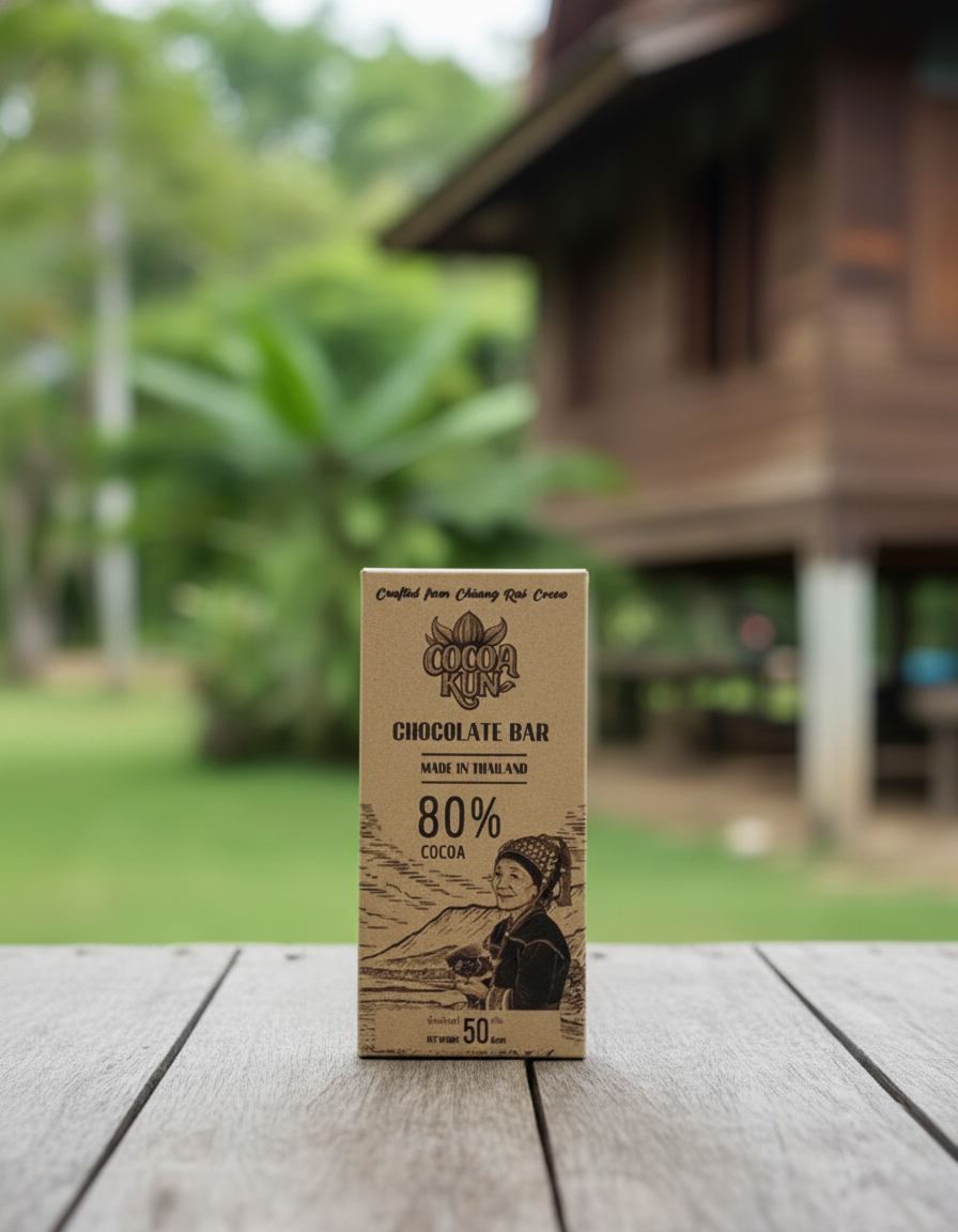 Khun Gan - 80% Chocolate Bar