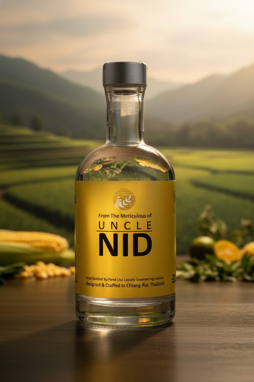 Uncle Nid Yellow	" Uncle Nid Yellow Glutinous Rice Spirit | 40% Vol | "