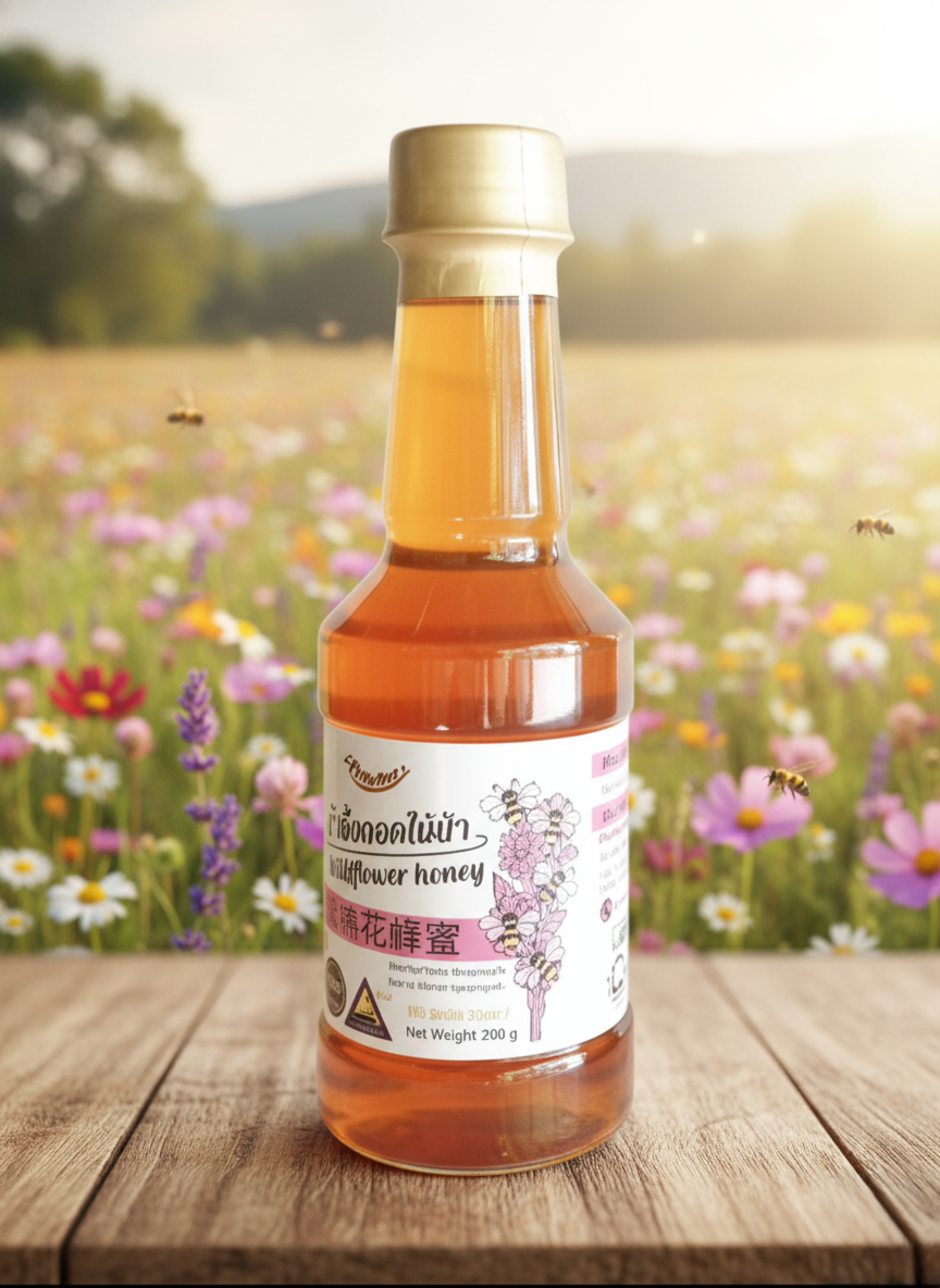 Honey Smile Bee - Wildflower Honey