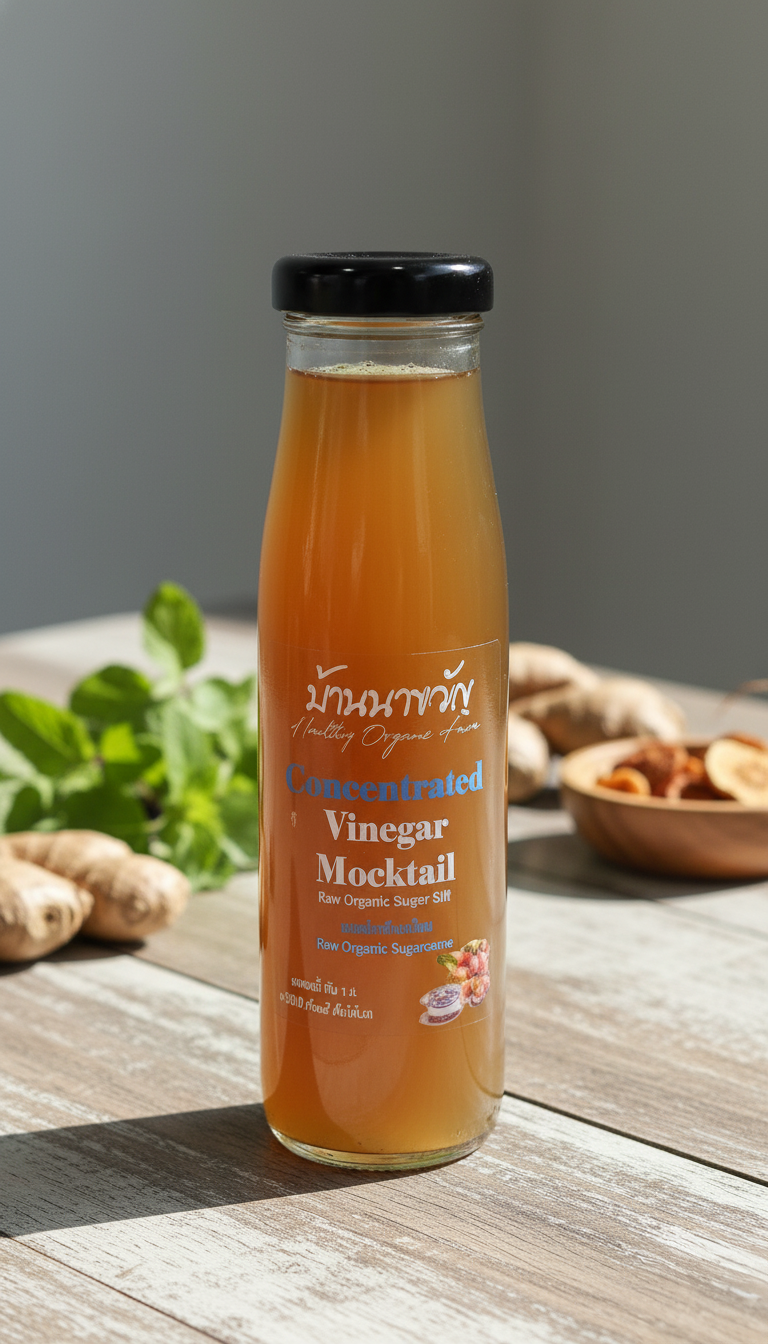 Bann Na Kwan - Concentrated Dragon Fruit Vinegar Drink