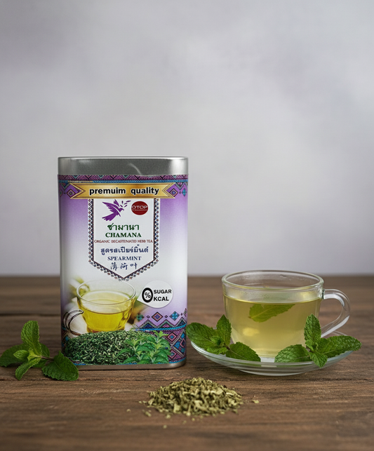 Chamana "Organic Decaffeinated Herb Tea (Spearmint)"
