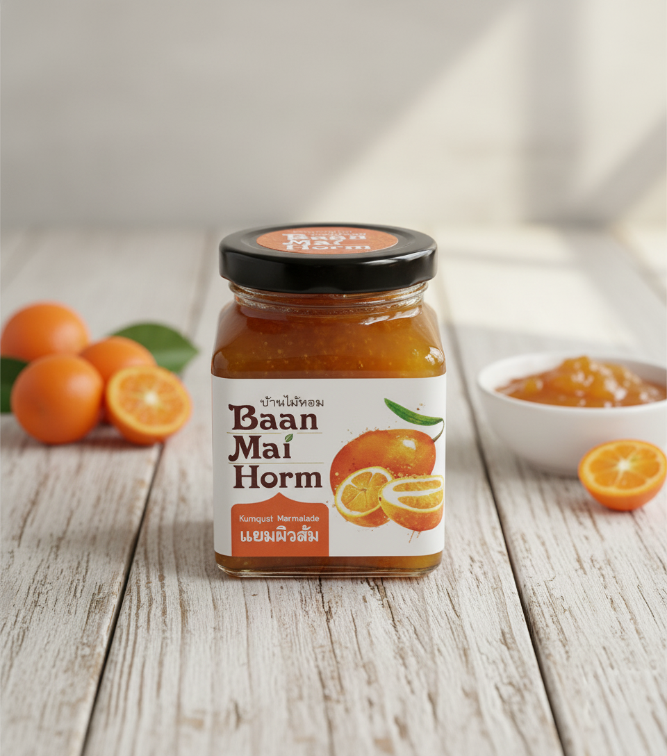 Baanmaihorm Brand - Orange Marmalade Jam
