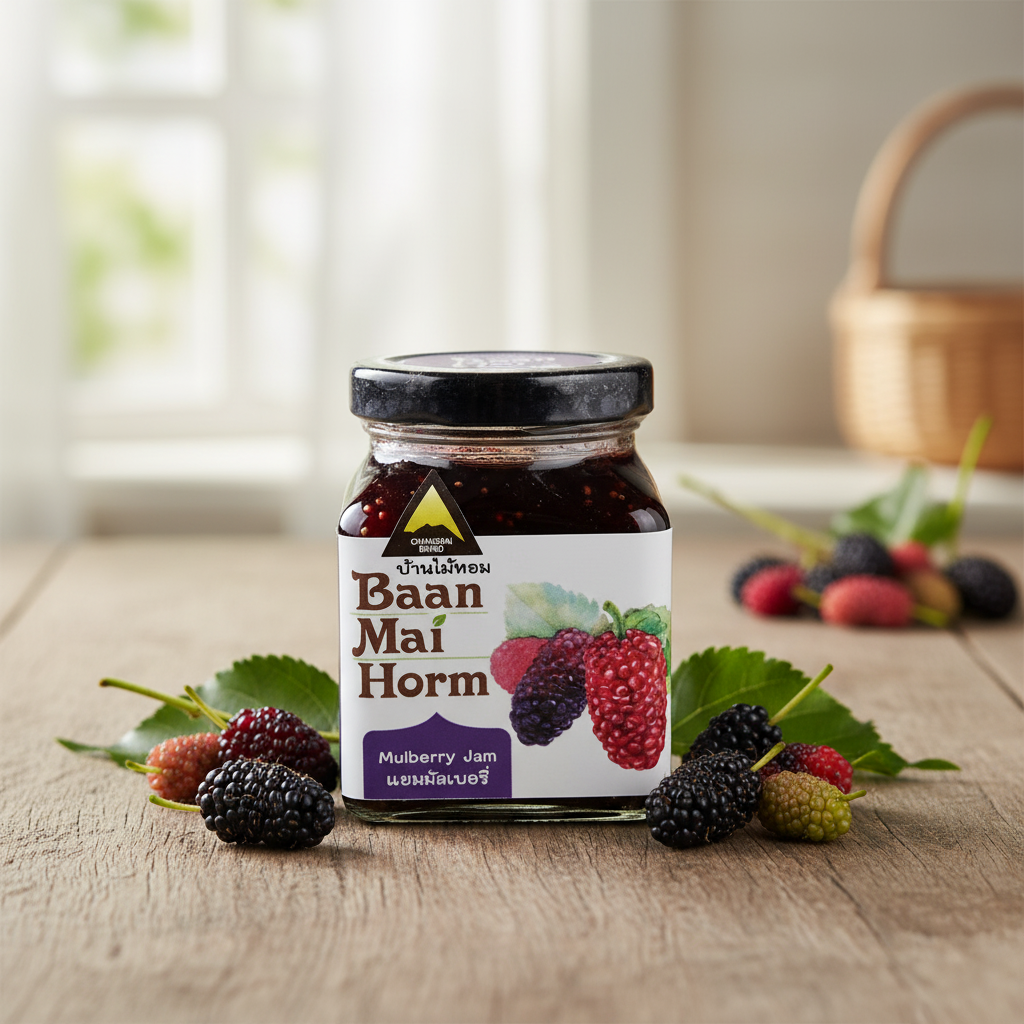 Baanmaihorm Brand - Mulberry Jam – Welcome To Chiang Rai Shop