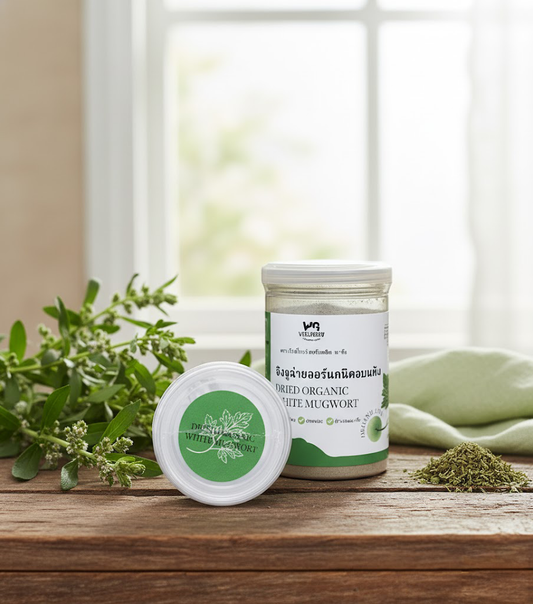 WorldGrow Organic Farm - 100% Dried Organic White Mugwort